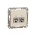 SCHNEIDER SDD112462S - SEDNA 2xRJ45 Cat6 STP aljzat, bézs