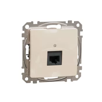 SCHNEIDER SDD112466 - SEDNA 1xRJ45 Cat6A UTP aljzat, bézs