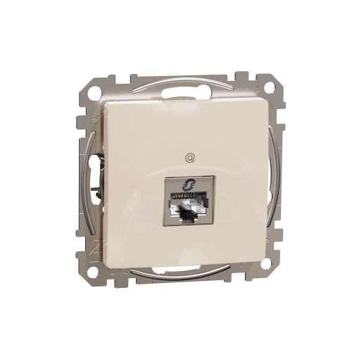 SCHNEIDER SDD112466S - SEDNA 1xRJ45 Cat6A STP aljzat, bézs