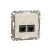 SCHNEIDER SDD112467 - SEDNA 2xRJ45 Cat6A UTP aljzat, bézs