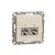 SCHNEIDER SDD112467S - SEDNA 2xRJ45 Cat6A STP aljzat, bézs
