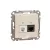 SCHNEIDER SDD112468 - SEDNA RJ11/RJ45 Cat6 UTP kombinált aljzat, bézs