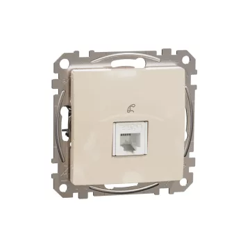 SCHNEIDER SDD112491 - SEDNA 1xRJ11 aljzat, bézs
