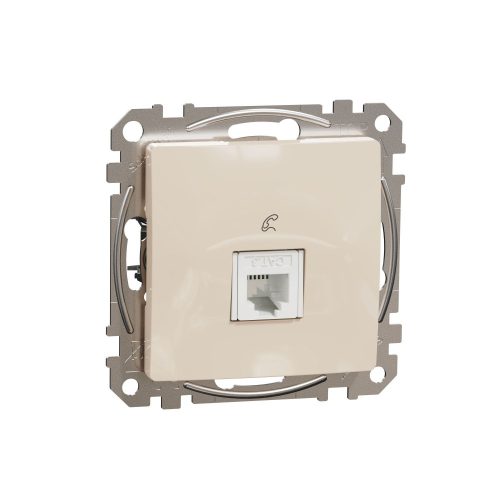 SCHNEIDER SDD112491 - SEDNA 1xRJ11 aljzat, bézs