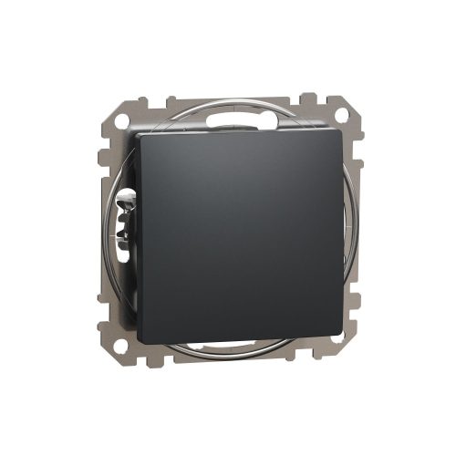 SCHNEIDER SDD114106 - SEDNA Váltókapcsoló, rugós bekötés, 10AX, (106), antracit