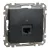 SCHNEIDER SDD114461 - SEDNA 1xRJ45 Cat6 UTP aljzat, antracit