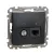 SCHNEIDER SDD114469T - SEDNA TV/RJ45 Cat6 UTP kombinált aljzat, antracit