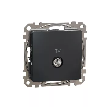   SCHNEIDER SDD114471 - SEDNA TV aljzat, végzáró, 4 dB, antracit