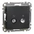 SCHNEIDER SDD114471R - SEDNA TV/R aljzat, végzáró, 4 dB, antracit