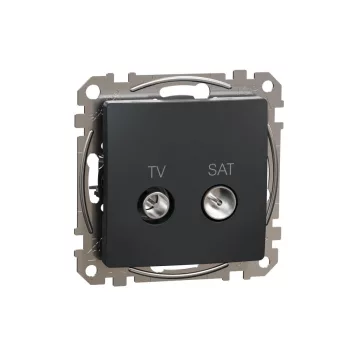   SCHNEIDER SDD114471S - SEDNA TV/SAT aljzat, végzáró, 4 dB, antracit
