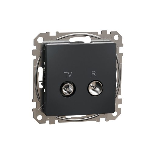 SCHNEIDER SDD114474R - SEDNA TV/R aljzat, átmenő, 7 dB, antracit