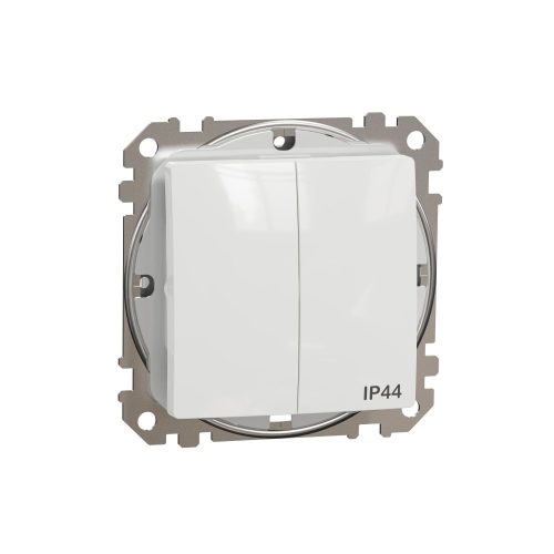 SCHNEIDER SDD211105 - SEDNA Csillárkapcsoló, rugós bekötés, 10AX, IP44, fehér