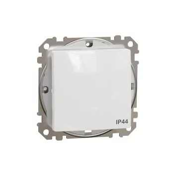   SCHNEIDER SDD211106 - SEDNA Váltókapcsoló, rugós bekötés, 10AX, IP44, fehér