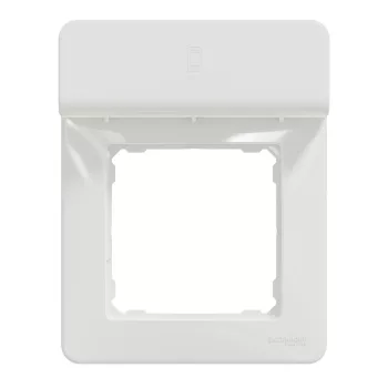   SCHNEIDER SDD311809 - SEDNA DESIGN Egyes keret, mobiltartóval, fehér