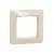 SCHNEIDER SDD312801 - SEDNA DESIGN Egyes keret, bézs
