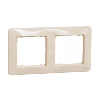   SCHNEIDER SDD312802 - SEDNA DESIGN Kettes keret, univerzális, bézs