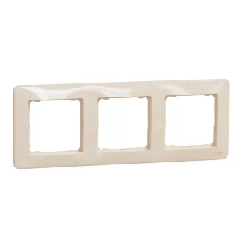   SCHNEIDER SDD312803 - SEDNA DESIGN Hármas keret, univerzális, bézs
