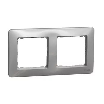   SCHNEIDER SDD313802 - SEDNA DESIGN Kettes keret, univerzális, alumínium