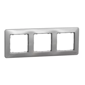   SCHNEIDER SDD313803 - SEDNA DESIGN Hármas keret, univerzális, alumínium