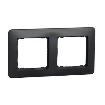   SCHNEIDER SDD314802 - SEDNA DESIGN Kettes keret, univerzális, antracit