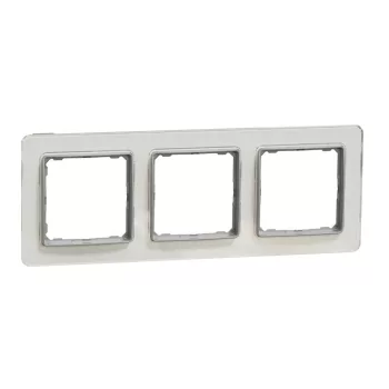   SCHNEIDER SDD360803 - SEDNA ELEMENTS Hármas keret, univerzális, opál