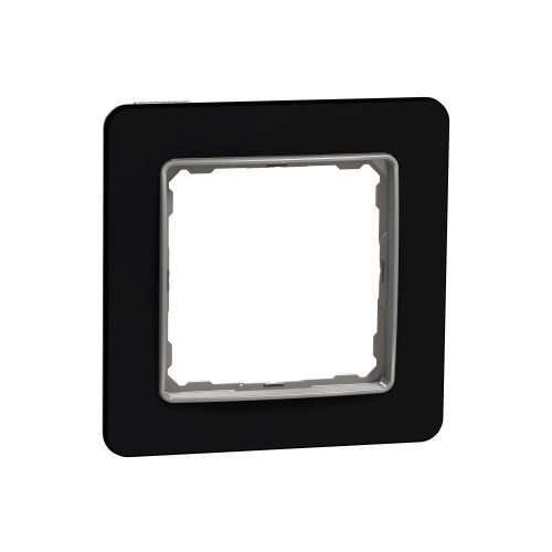 SCHNEIDER SDD361801 - SEDNA ELEMENTS Egyes keret, kristályfekete