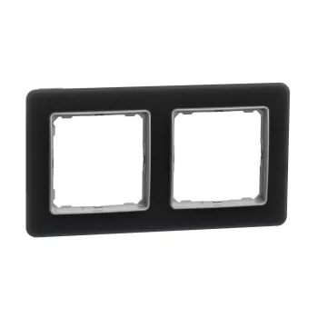   SCHNEIDER SDD362802 - SEDNA ELEMENTS Kettes keret, univerzális, füstkvarc