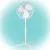 SOMOGYI ELEKTRONIC - SF40WH - Állványos ventilátor, fehér, 40 cm, 45 W
