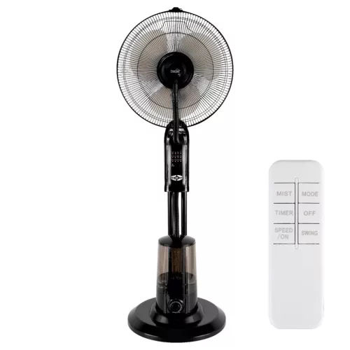 SOMOGYI ELEKTRONIC - SFM 41/BK - Párásító ventilátor, fekete, 75 W