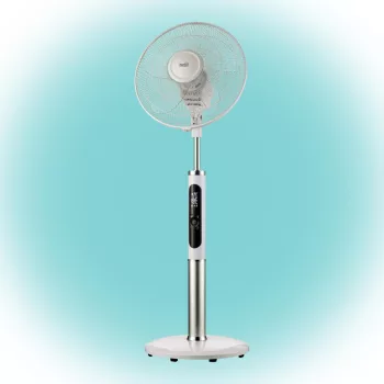   SOMOGYI ELEKTRONIC - SFR 40 3D - Állványos ventilátor 3D oszcillálás, fehér, 40cm, 60 W