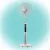 SOMOGYI ELEKTRONIC - SFR 40 3D - Állványos ventilátor 3D oszcillálás, fehér, 40cm, 60 W