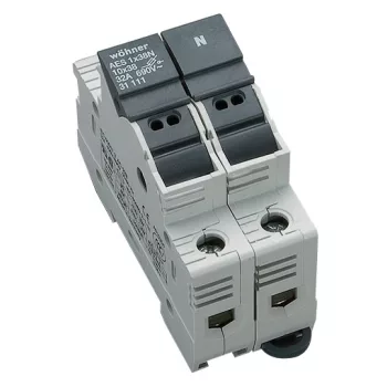   SCHRACK - Szakaszoló 10x38 cilinder betéthez, 1+N, 32A, 690V - SI311110--
