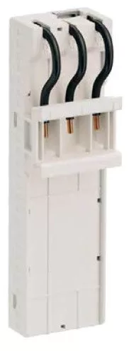 SCHRACK - Adapter 32 A, CrossBoard®, 3 fázisú, 45 x 160 mm mit CrossLink®-rendszerhez, 1 fix kalapsín, 6 mm² vezetékkel (AWG 10) - SI326820--