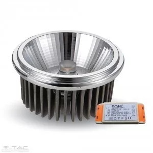 V-TAC-SKU1245 - LED Spotlámpa AR111 20W 12V Beam 20 COB Chip 6400K - 1245