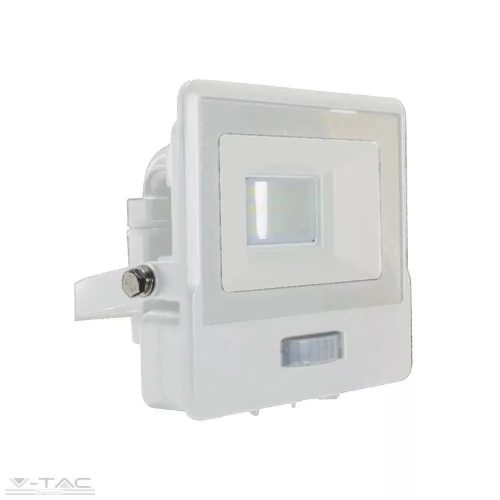 V-TAC-SKU20269 - 10W Mozgásérzékelős LED reflektor Samsung chip IP65 4000K - PRO20269