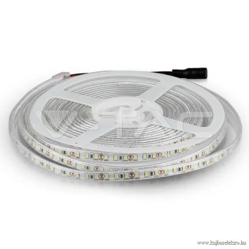 V-TAC-SKU212044 - 8W LED szalag 3528 - 120 LED/m Napfény fehér IP65 - 212044 (Csak 5m-es tekercsben rendelhető - NEM vágjuk!)