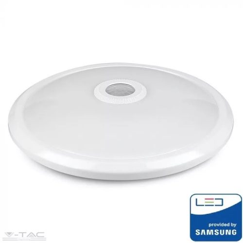 V-TAC-SKU21809 - 12W Mozgásérzékelős mennyezeti lámpa Samsung chip 6400K - PRO21809