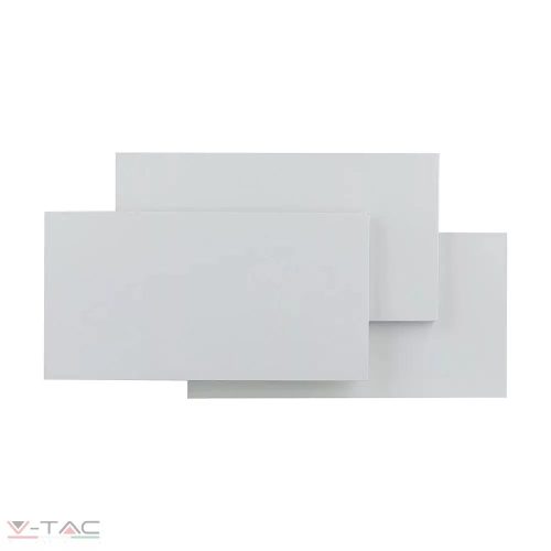 V-TAC-SKU218202 - 11W LED fekvő téglalapok fali lámpa fehér 3000K IP20 - 218202