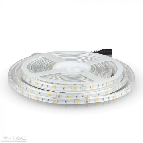 V-TAC-SKU2460 - 4,8W LED szalag 5050 - 30 LED/m 4000K IP65 - 2460 (Csak 5m-es tekercsben rendelhető - NEM vágjuk!)