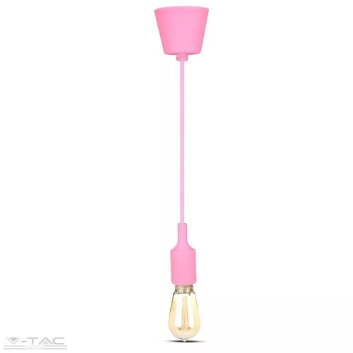 V-TAC-SKU3479 - Függő lámpatest E27 rózsaszín - 3479