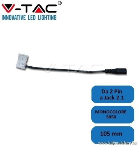 V-TAC-SKU3508 - Rugalmas DC anya csatlakozó 10 mm-es LED szalaghoz - 3508