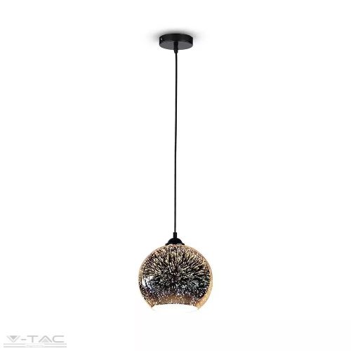 V-TAC-SKU40121 - 3D mágikus üveg csillár E27 200mm - 40121