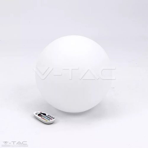 V-TAC-SKU40201 - RGB LED-es díszgömb fehér 40cm IP67 - 40201