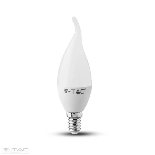 V-TAC-SKU4164 - 4W LED izzó E14 gyertyaláng Meleg fehér - 4164
