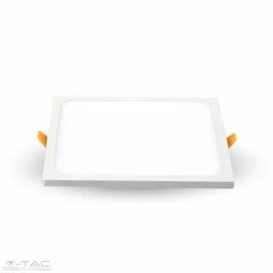 V-TAC-SKU4798 - 22W Négyszög Slim LED panel süllyeszthető 6400K - 4798