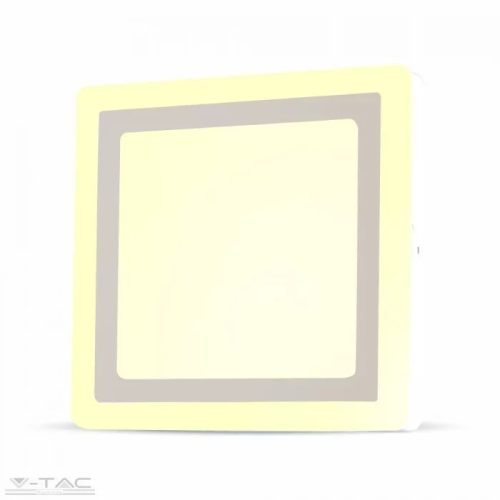 V-TAC-SKU4928 - 18W+3W Felületre szerelhető négyszög LED Panel 3000K - 4928