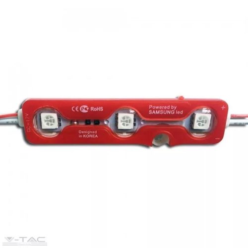V-TAC-SKU5117 - 0,72W LED modul 5050 IP67 Piros - 5117