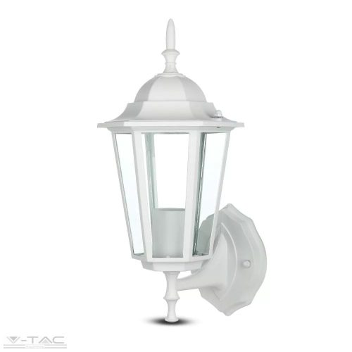 V-TAC-SKU7067 - Felfelé néző fehér oldalfali kandeláber E27 IP44 - 7067