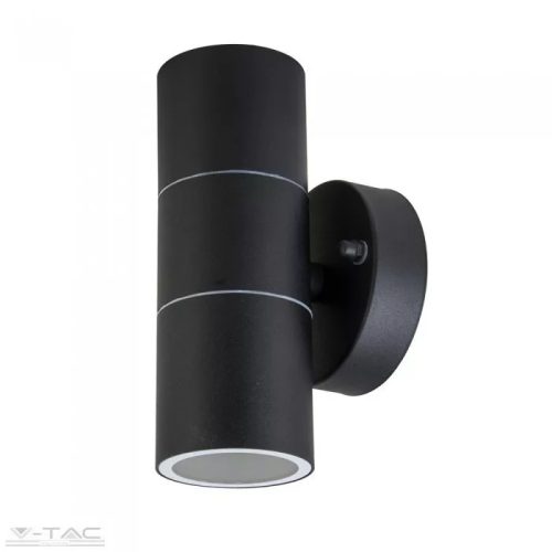 V-TAC-SKU7569 - Fekete két állású fali lámpatest GU10 foglalattal IP44 - 7569