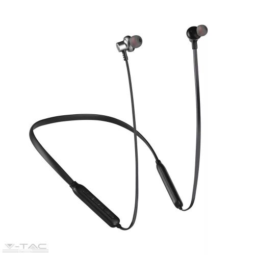 V-TAC-SKU7710 - Bluetoothos sport fülhallgató fekete - 7710